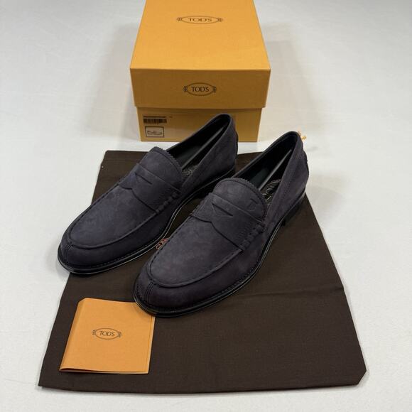 Tod’s SEUDE LEATHER SOLE PENNY Loafer Size 7.5UK/9US New In Box MSRP $950 main image 7